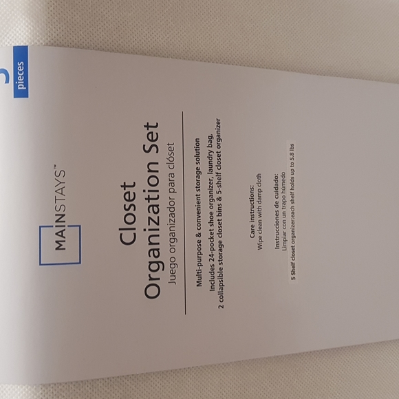 Mainstays Storage & Organization Mainstay Closet Organizer Set 5pcs